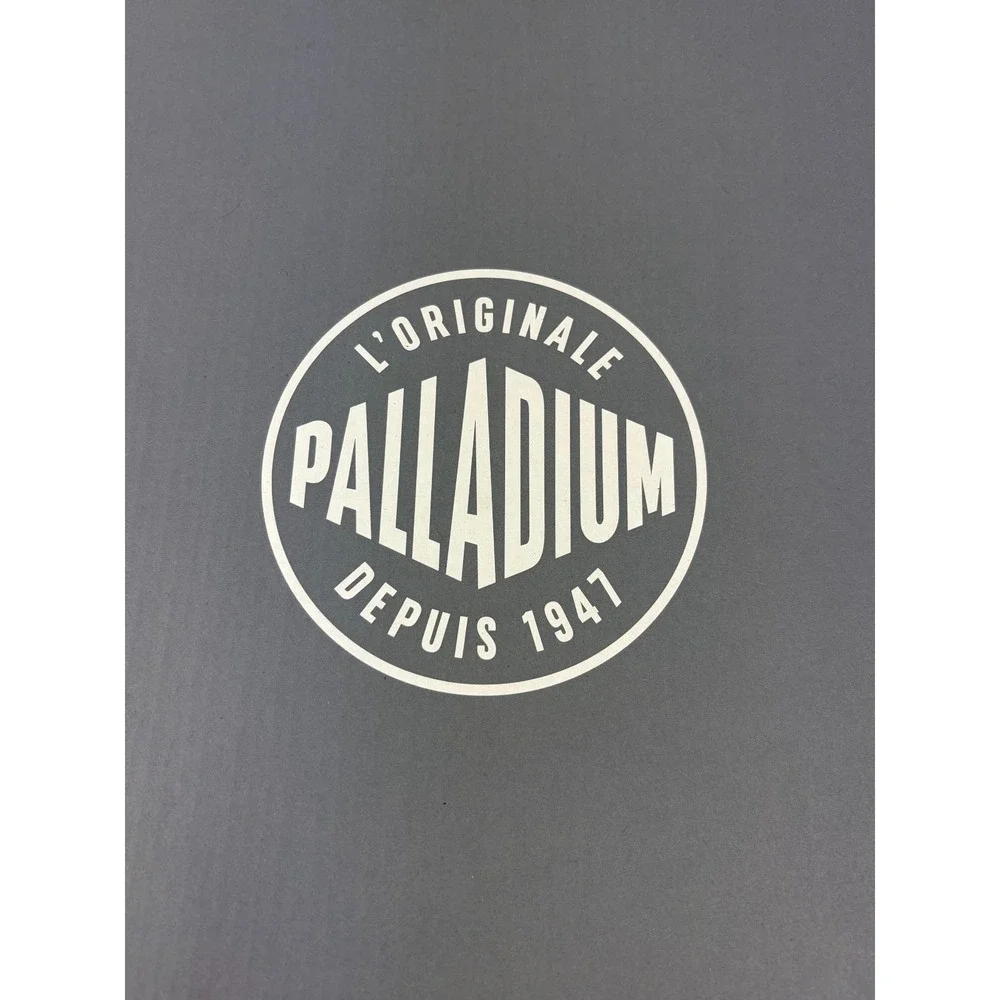 Palladium Revolt Hi TX Women 7.5 Star White Black Canvas Platform Lug Sole Boots